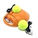 Linkin Sport Tennis Trainer Rebound Baseboard Self Tennis Training Tool Ball Back Training Gear with 2 String Balls