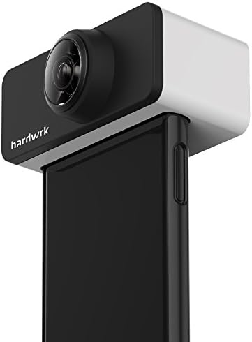hardwrk PanoClip - Objective lens to turn Apple iPhone X into a 360 degree camera - 360 degree images add-on lens clip photo accessory