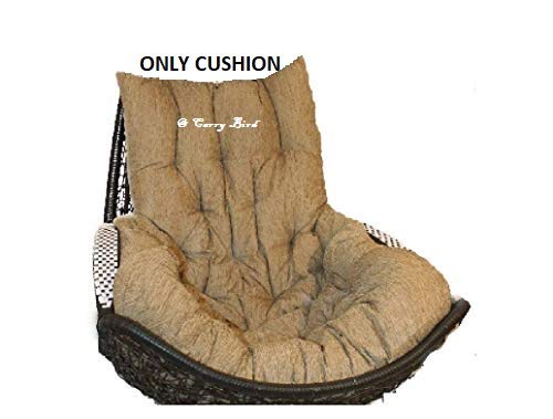Carry Bird Only Cushion for Hanging Basket Chair Swing or jhula with Sofa Cloth which is Comfort