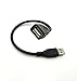 Duttek USB Gooseneck Cable 1FT/30CM, USB2.0 Cable, USB 2.0 Type A Male to Female Jack Sync Data Flexible Extension Gooseneck Cord