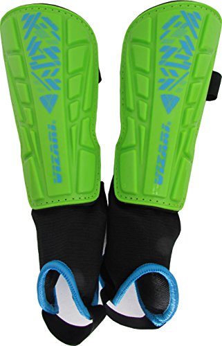 Vizari Malaga Soccer Shin Guards | Soccer Gear | Lightweight Protective Gear | Easily Adjustable Straps