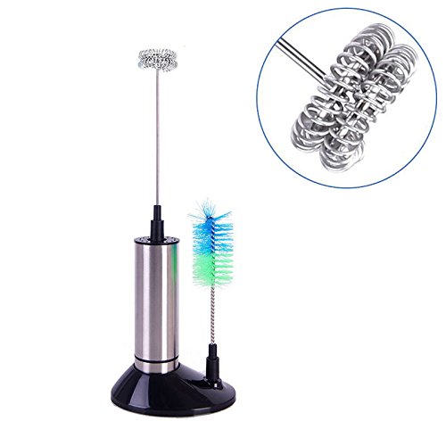 Click Here to See More Images 1PC Double Layer Egg Beater Mixer Coffee Milk Drink Electric Whisk Mixer Frother Foamer Gadget Cooking Tools Kitchen Accessories Xiaolanwelc