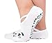 Yoga Socks for Women Barre Sock Grip Non-Slip No-Skid Pilates Hospital Maternity (4-Pair Mixed Light Color)