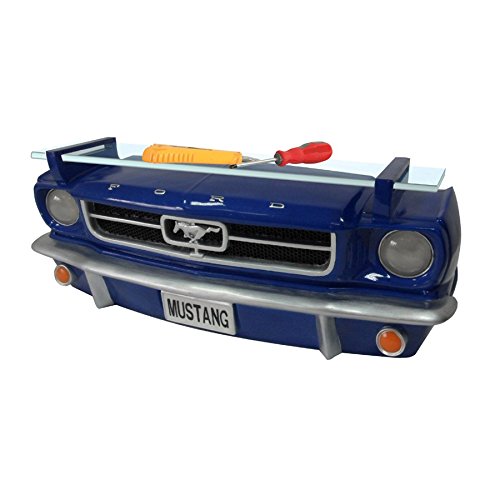 Ford 1964-1/2 Mustang Blue Front End Wall Shelf (Working Lights)