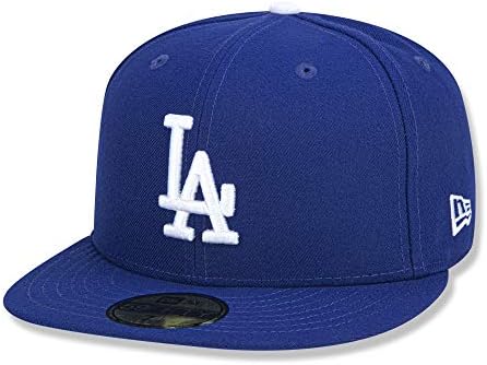 Amazon.com : New Era 59Fifty MLB Basic Los Angeles Dodgers Navy