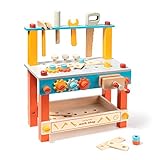 ROBUD Wooden Workbench Set for Kids