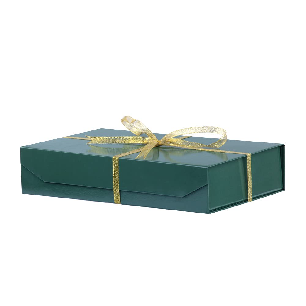 Photo 1 of * only comes with one *
PACKGILO Green Gift Boxes with Lids - Small 12 x 8 x 2.7 Inches, Clothes Gift Boxes for Presents, Magnetic Closure, Bulk Cute Box for Packaging (Glossy Surface)