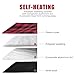 SCIROKKO Self Warming Cat Bed - Thermal Pet Cave Mat No Slip Plaid Heated Pad - Sleeping Bag for House Cats