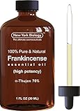 Frankincense Essential Oil (70% Alpha Thujen) - 100% Pure & Natural - Triple Extra Quality - Premium Therapeutic Grade Frankincense Oil - 1 fl oz