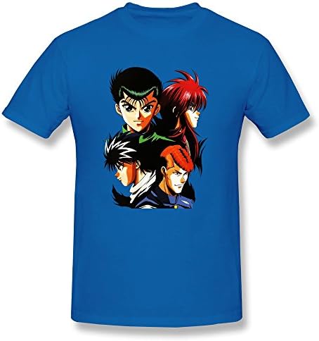 LongRVEA Men's Yu Yu Hakusho Team Urameshi T Shirt XX-Large RoyalBlue