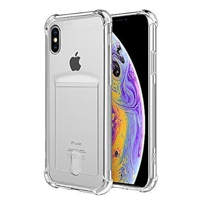 ANHONG iPhone Xs Max Clear Case with Card Holder, Nigeria Ubuy