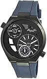 Kenneth Cole New York Men's KC1680 Analog Black Skeleton Dial Watch