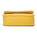 Mini Crossbody Bag, OURBAG PU Leather Quilted Cross Body Shoulder Clutch Purse Evening Handbag with Chain Yellow