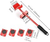 JULAN Heavy Duty Furniture Lifter & 4 Corner Movers, 150KG Load Capacity view 7