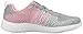 Skechers Sport Women's Burst Ellipse Fashion Sneaker,Gray/Pink,8 M US