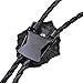 Lychee Horse Head Leather Bolo Bola Tie Necktie Western Cowboy Rodeo Necklace