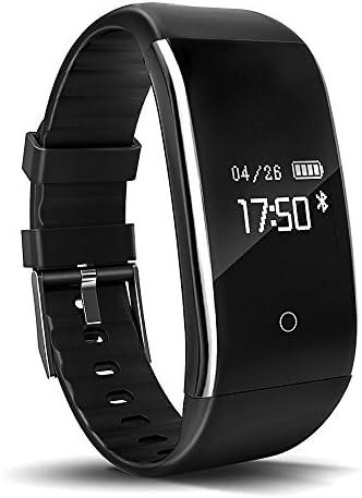 sanwo Fitness Tracker Watch, Sweatproof Smart Band with Sleep Monitoring, Heart Rate Monitor, Blood Pressure and Alarm Clock, Distance Pedometer and Calorie Bracelet for IOS Android