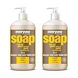 Everyone 3-in-1 soap, Coconut plus Lemon, 32 oz, 2 Count