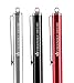 The Friendly Swede Extra Long Stylus Pen for Touchscreen — Set of 3 Thin-Tip High Precision Capacitive 7.3