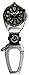 Dakota Easy-To-Read Flashlight Clip Watch - Black Fob