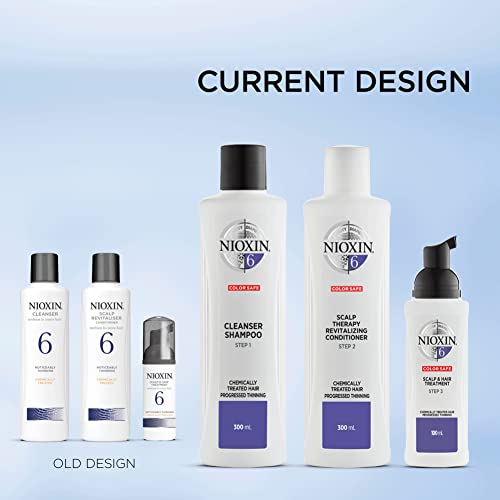 Nioxin System 6 Scalp & Hair LeaveIn Treatment, Restore Hair Fullness