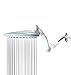 HealthyLifeStyle! Shower Head | Rainfall High Pressure 9.5” w/Adjustable Extension Arm | 109 Self-Clean Jets | Chrome, White and Brushed Nickel