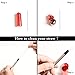 ASPERO Stainless Steel Drinking Straw, Portable and Folding Ultra Long 9 Inch Metal Drinking Straw Reusable Straws with Cleaning Brush [Wine Red]