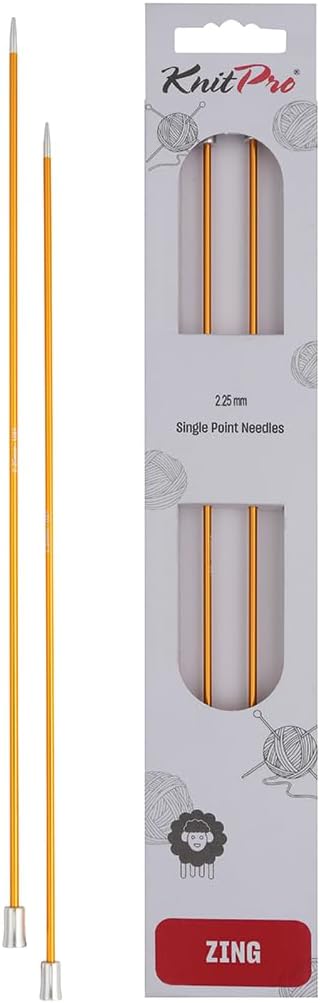 KnitPro Zing Single Pointed Needles 14 inch 2.25mm