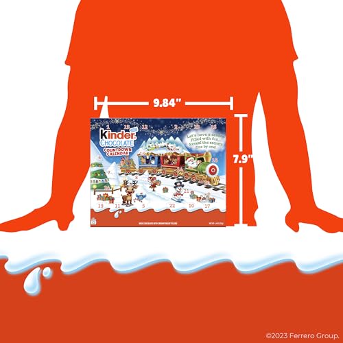 Kinder Joy 2023 Advent Countdown Calendar, Individually Wrapped