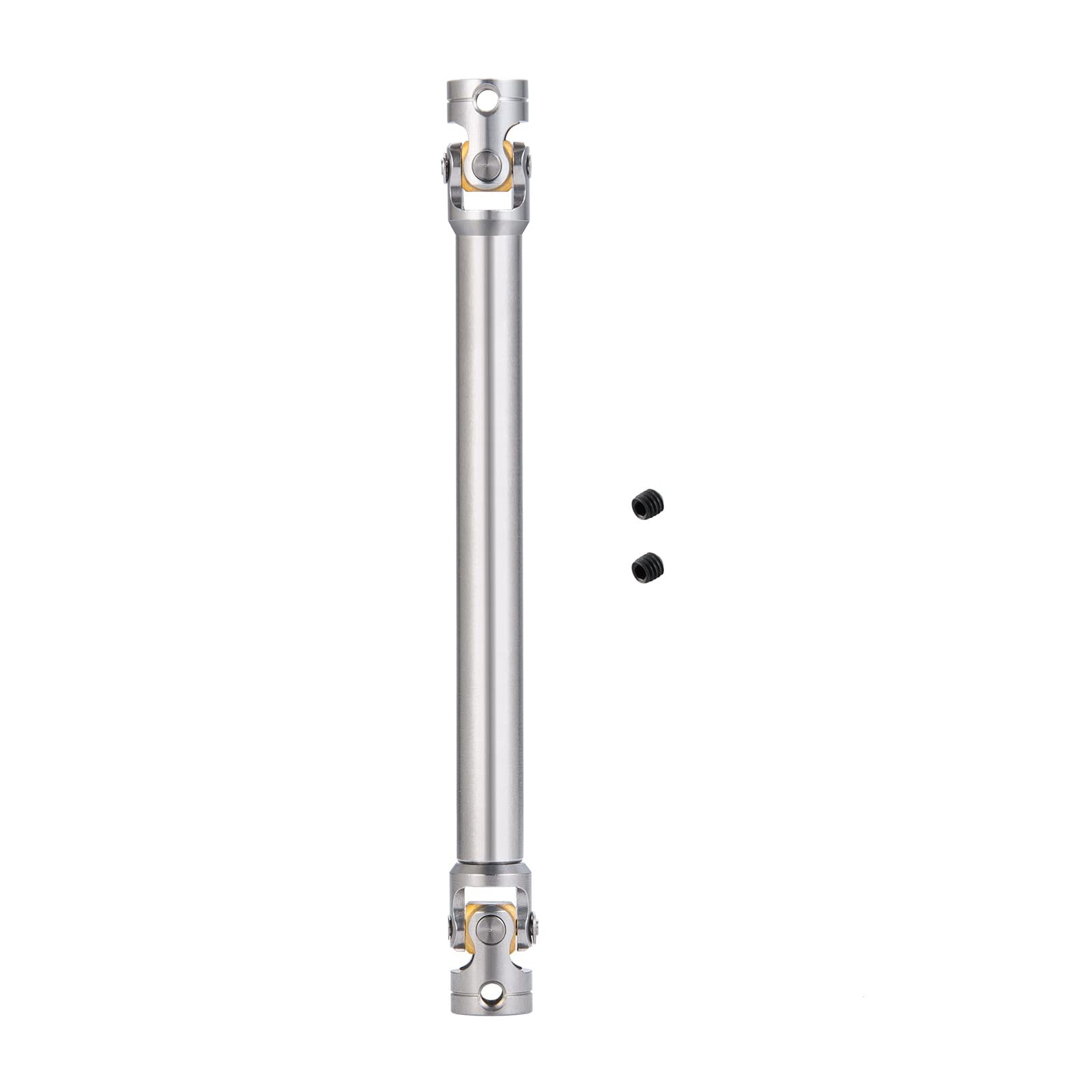 AXspeed 1Pcs Metal Drive Shaft for 1/14 RC Tamiya Tractor Climbing Trailer Upgrade Accessories (115mm-155mm)