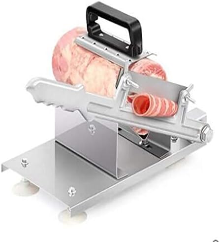LaMei Yang Manual frozen meat slicer, stainless steel meat slicer with handle, beef mutton roll meat food slice home cooking