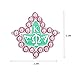 KINGSIN Vintage Pearl Brooch for Women AKA Sorority Gifts Alpha Kappa Alpha Paraphernalia Leaf Pins