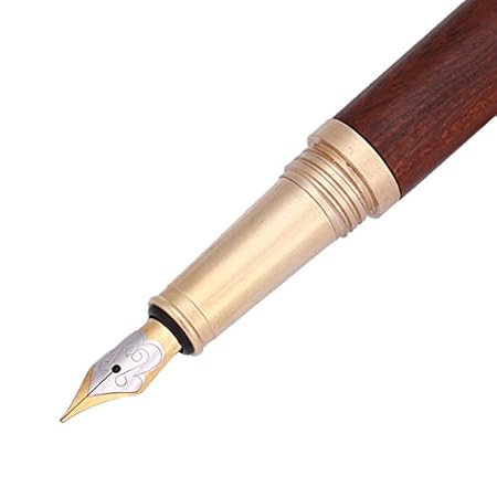 Merlinae klassischer Füllfederhalter mit Schatulle, 100 % Handarbeit, Holz, Vintage-Edition, Kalligraphie-Stift, ideal für Un