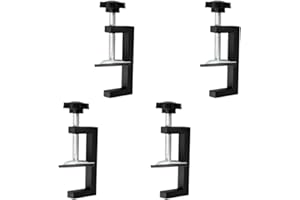 Loopunk Universal C-Clamp, 4PCS Universal C Clamp Cabinet Installation Clamps Heavy Duty Furniture Drawer,Versatile Clamp for