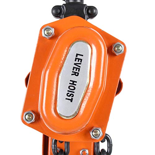 Amarite Chain Hoist Lever Hoist, 3300 Lbs, 10ft Load, Chain Manual Chain Hoist, Industrial Grade Type Connection for Lifting Hook - Image 5