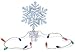 Endura Right Lighting X12ANL0749 USB Snowflake, Silver