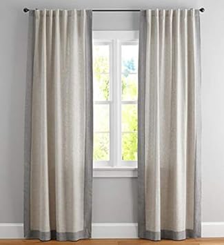 Back Loop Hooks Curtains Drapes Valances New Pottery Barn Emery
