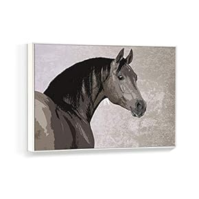 Framed Canvas Wall Art for Living Room, Bedroom Black and White Animal Canvas Prints for Home Decoration Ready to Hanging - 16x24 inches