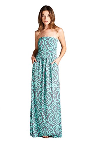 Vanilla Bay Baroque Maxi Dress