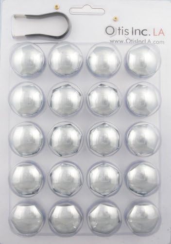 Otis Inc LA The Original Chrome Plated 17mm Lug Bolt Covers