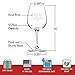 DuVino Liquid Therapy Funny Wine Glass Gift for Her Cool Present for Mom, Daughter, Sister, Aunt, Friend or Girlfriend, 12.75 oz