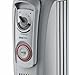 DeLonghi TRD0715T Safeheat 1500W Portable Oil-Filled Radiator with Vertical Thermal Tunnels