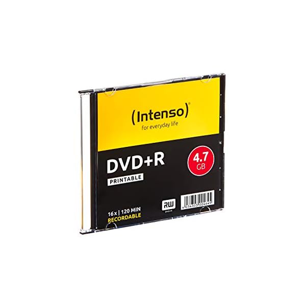 Intenso 4811652 DVD+R Rohlinge, Printable, 4,7GB, 16x Speed, 10er Slim Case – Bild 3
