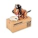 Sizet Mechanical Save Adorable Robotic Hungry Dog Saving Bank Coin Gift Box Collection Piggy Bank