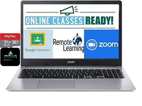 Acer Chromebook 15.6" HD Laptop for Business and Student, Intel Celeron N4000, 4GB Memory, 64GB Spac