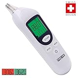 PREVE Deluxe Medical Clinical Infrared Digital Ear Thermometer Fever Alarm Multiple Use for Babies,Infants,Children,Adults