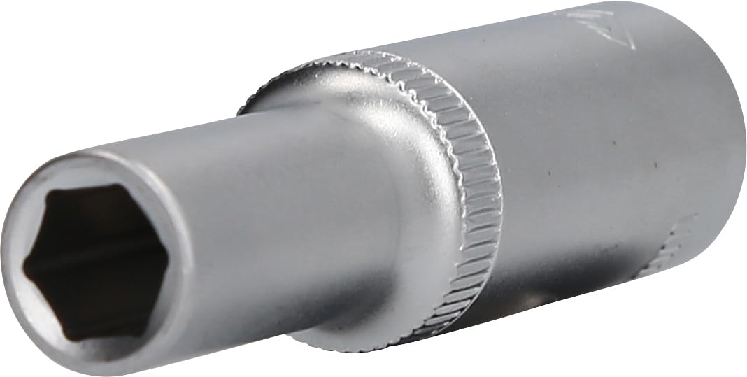 BRILLIANT TOOLS BT022820 1/2 Inch Hexagonal Socket, Long Design, 10 mm [Powered by KS Tools]