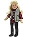 Sophia's Doll Red Buffalo Check Shirt, Black Jeggings, Herringbone Print Vest, and Black Boots Outfit 4 Piece Set for 18