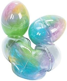 Iridescent Glitter Putty Eggs (1 dz)