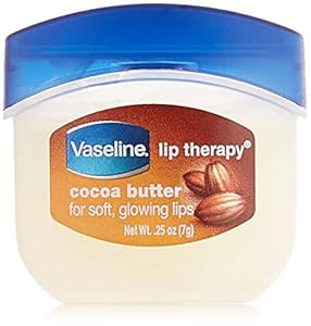 Image of Vaseline Lip Therapy Cocoa Butter 0.25 oz. Jar (Display of 8)
